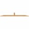 Ekena Millwork Portland Smooth Timber Gable Bracket, Western Red Cedar, 84"W x 14"H x 1 1/2"D x 3 1/2"F, 4/12 Pitch GBW084X14X0204POR00SWR - alternate 5